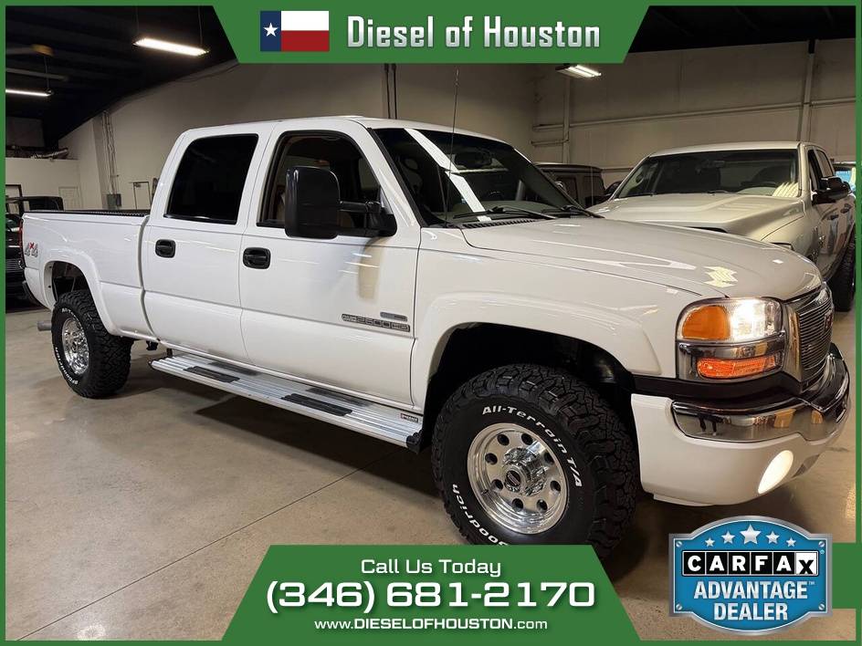 2006 GMC SIERRA 2500HD SLE 4X4 6.6L LBZ DURAMAX DIESEL