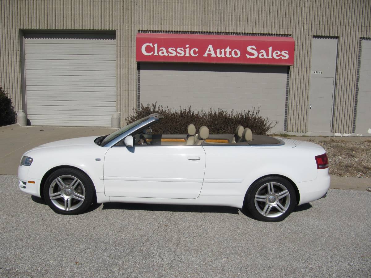 2007 Audi A-4 Quattro Cabriolet All Options-Only 40,000 miles Like New