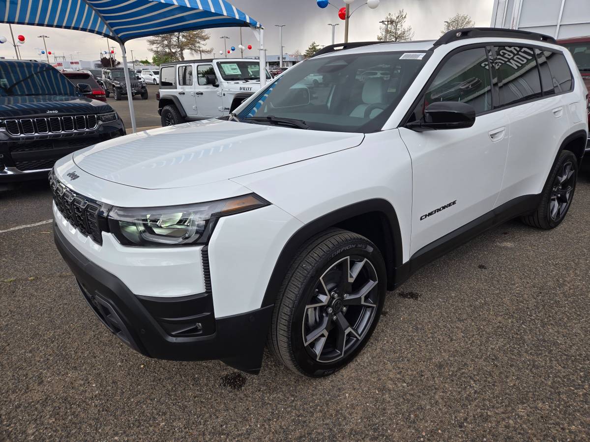 2026 JEEP CHEROKEE OVERLAND 4WD HYBRID 39 MPG WHT