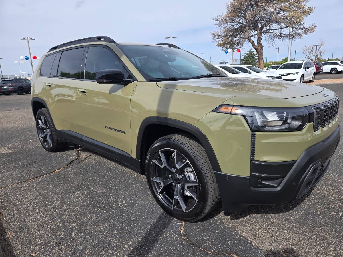2026 JEEP CHEROKEE OVERLAND 4WD HYBRID 39MPG . Green
