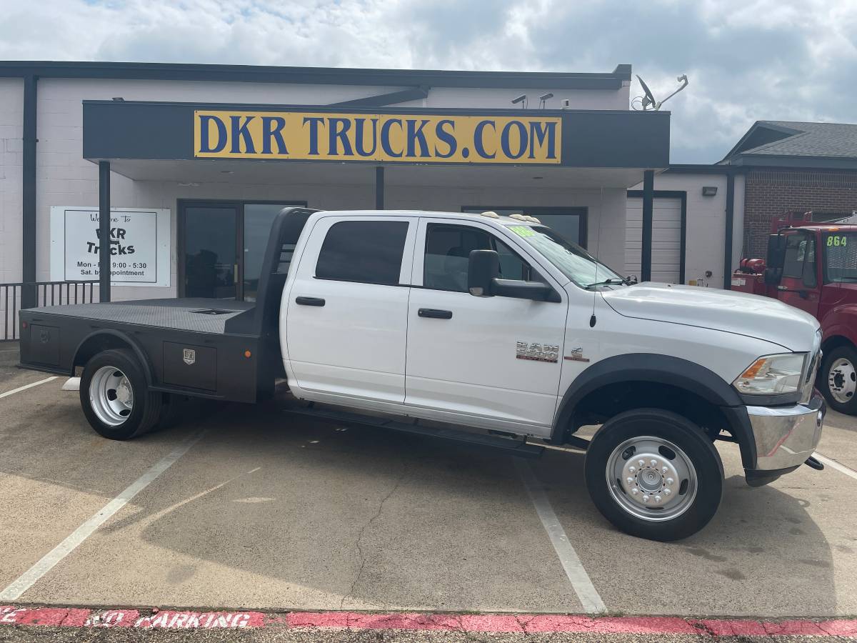 2016 RAM 3500 4X4 FLATBED WORK TRUCK 6.7L CUMMINS DIESEL