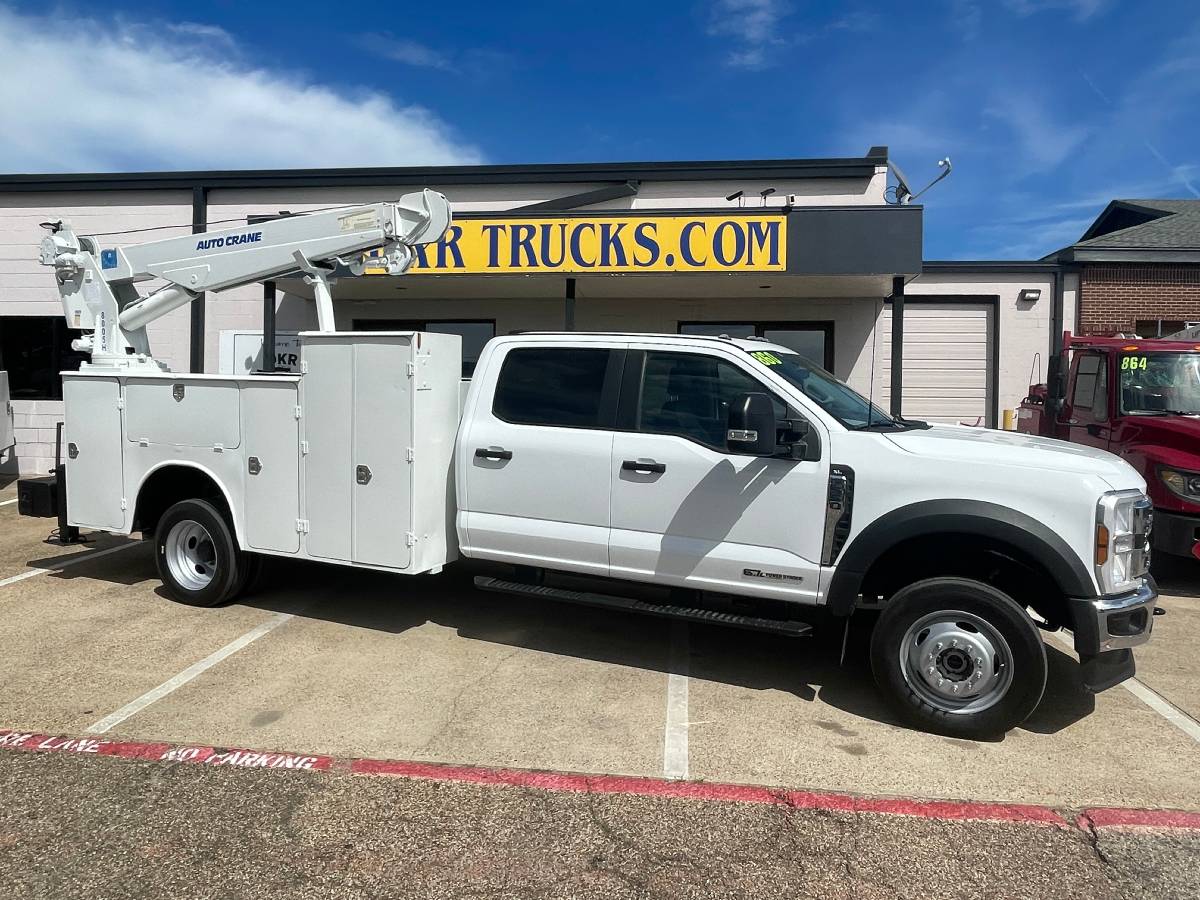2024 FORD F-550 4X4 8000lb MECHANICS CRANE TRUCK, DIESEL
