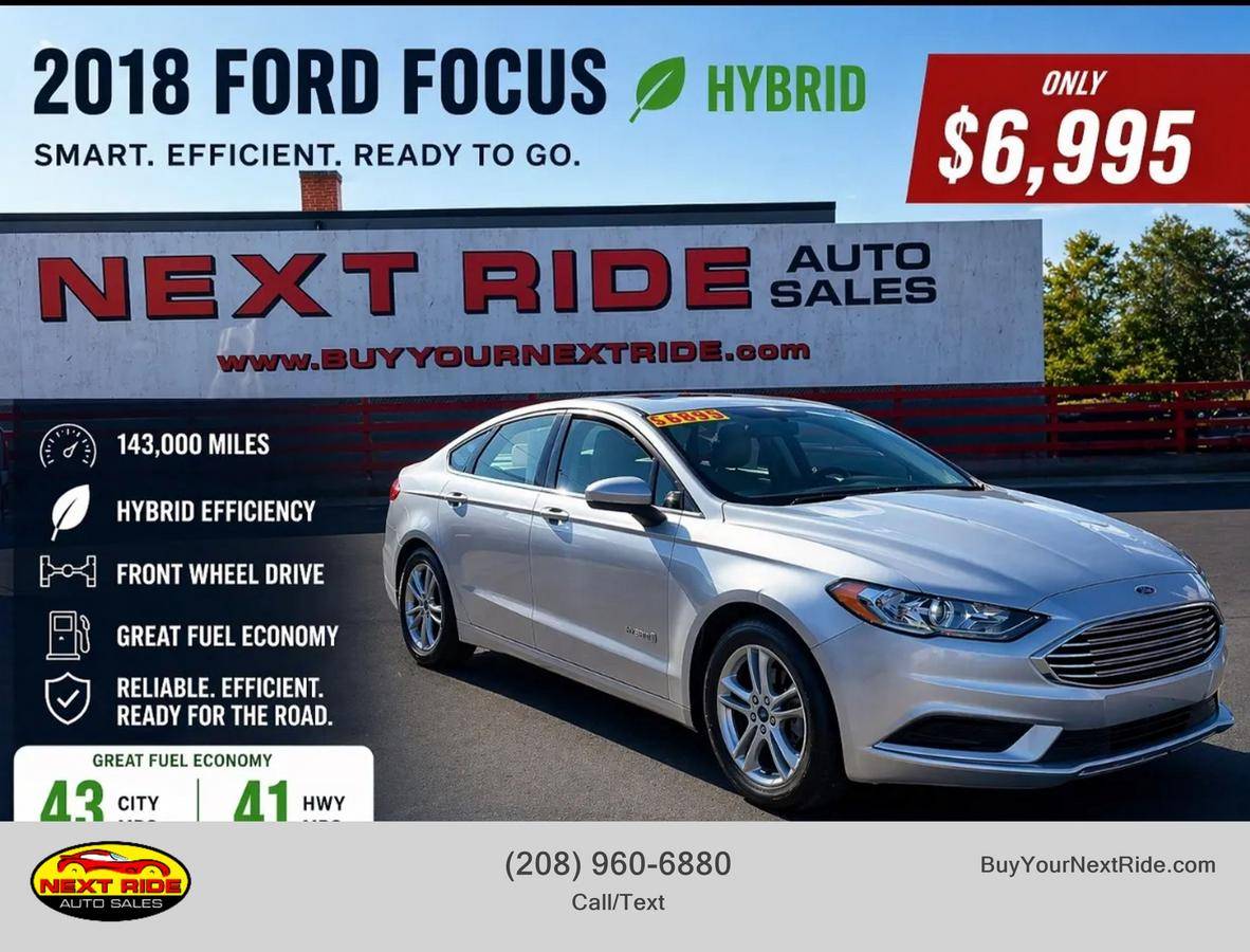 2018 Ford Fusion SE Hybrid Sedan 4D