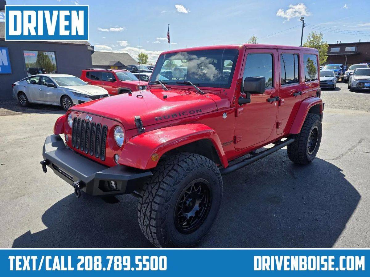 2016 Jeep Wrangler Unlimited Rubicon Sport Utility 4D - Driven in Bois