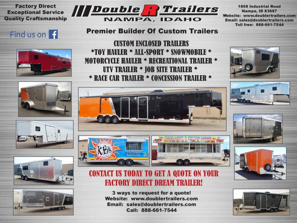 2026 Double R CUSTOM Enclosed Trailers Factory Direct