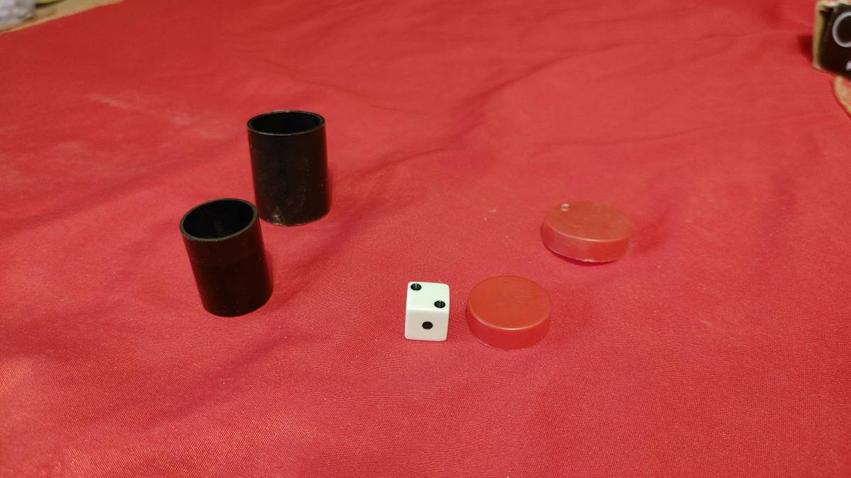Magic trick - dice in container