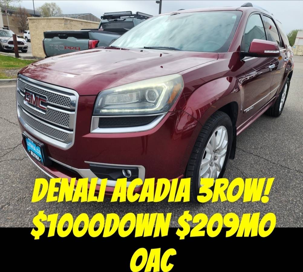 DENALI!! 2016 GMC Acadia DENALI 4WD $1000Down $209mo OAC