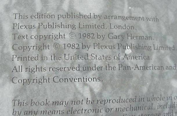 ROCK 'N' ROLL BABYLON - by Gary Herman (1982, Hardcover)