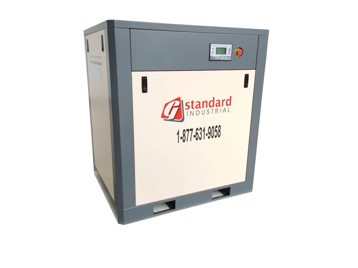 NEW 10, 15, 20, 25, 30, 50 Hp Screw Air Compressors, Dryers, Tanks