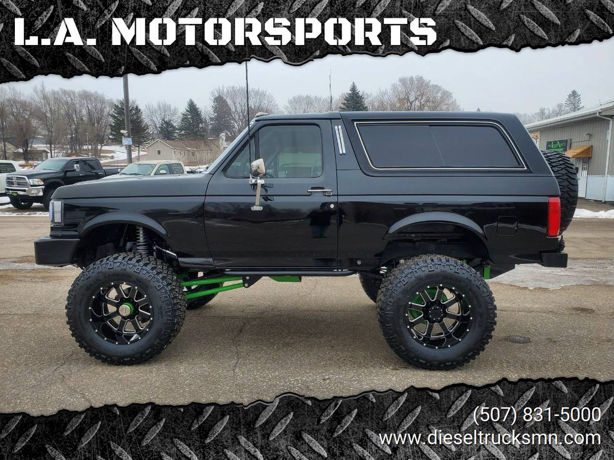 1989 FORD BRONCO $100K BUILD! SUPERCHARGED LIFTED RUST FREE MANUAL 4X4