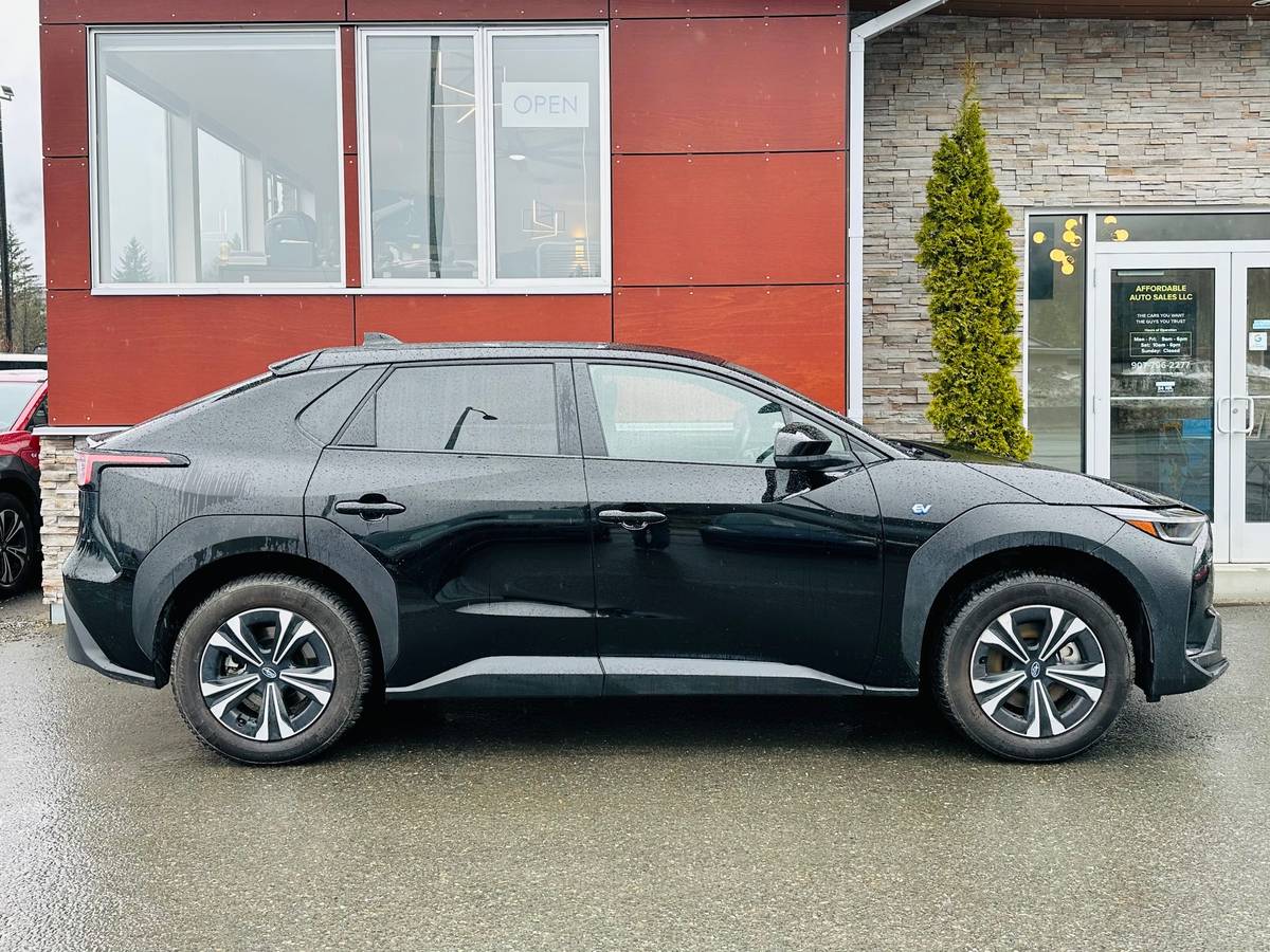 2023 Subaru Solterra AWD with many extras, right here in Juneau