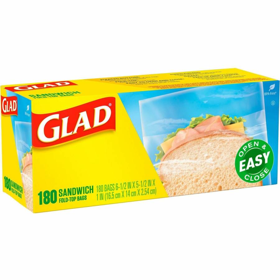 GLAD SANDWICH BAGS 12 BOX BUNDLE