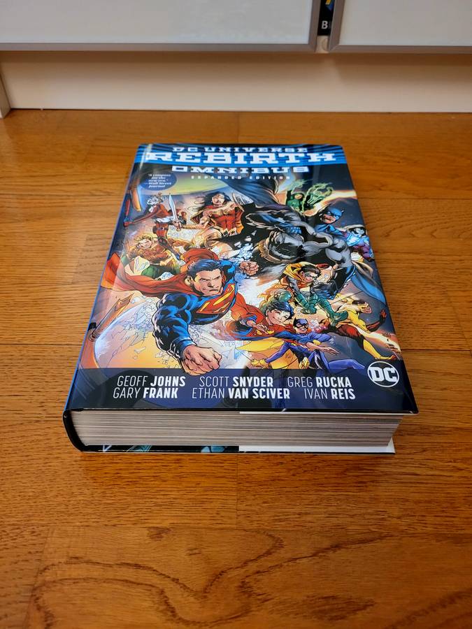 DC Rebirth Omnibus Expanded Edition Hardcover graphic novel book