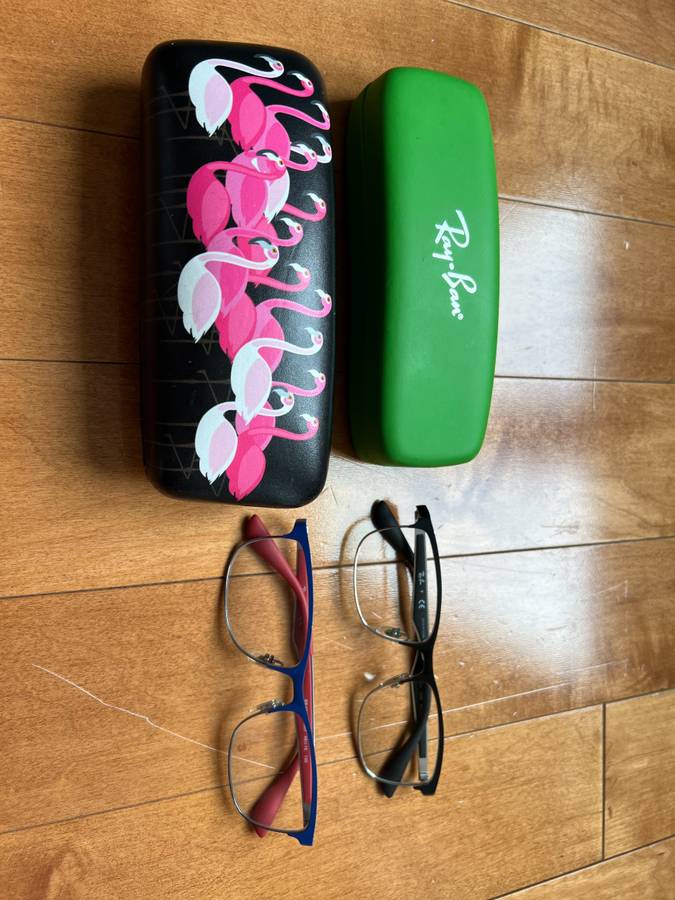 Two pairs of Ray-Ban Kids Glasses Frames