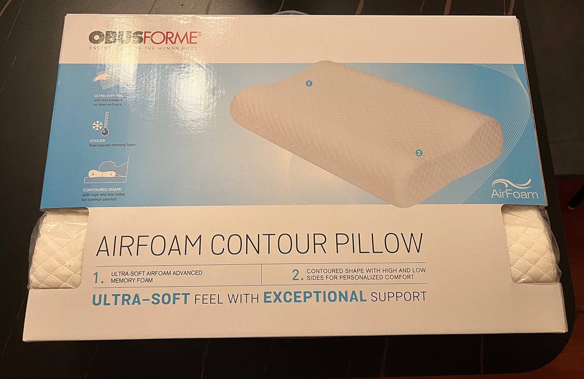OBUSFORME AirFoam Contour Pillow