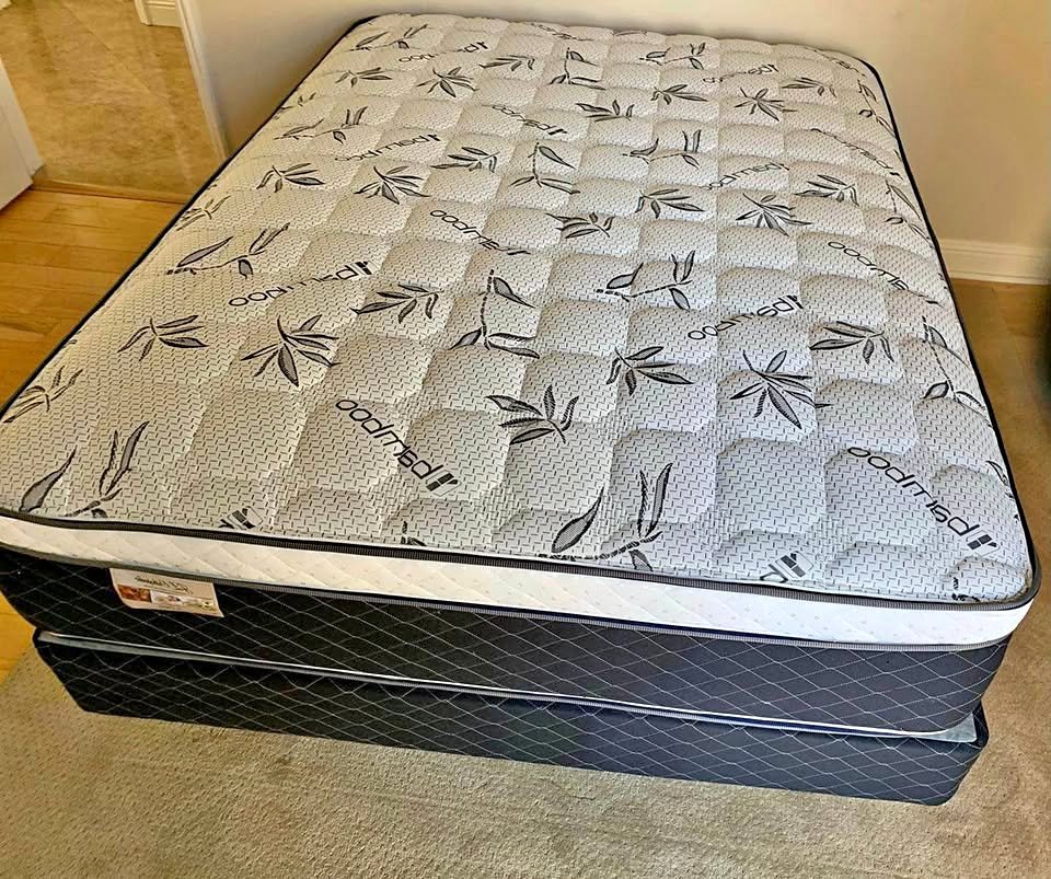 Brand new king and Cal king size mattress & box spring with free home delivery 🚚