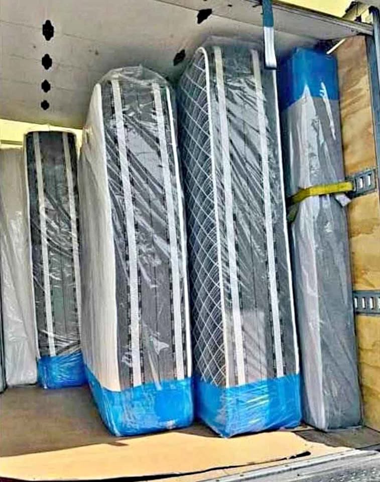 Brand new Queen size mattress and box spring with free home delivery 🚚