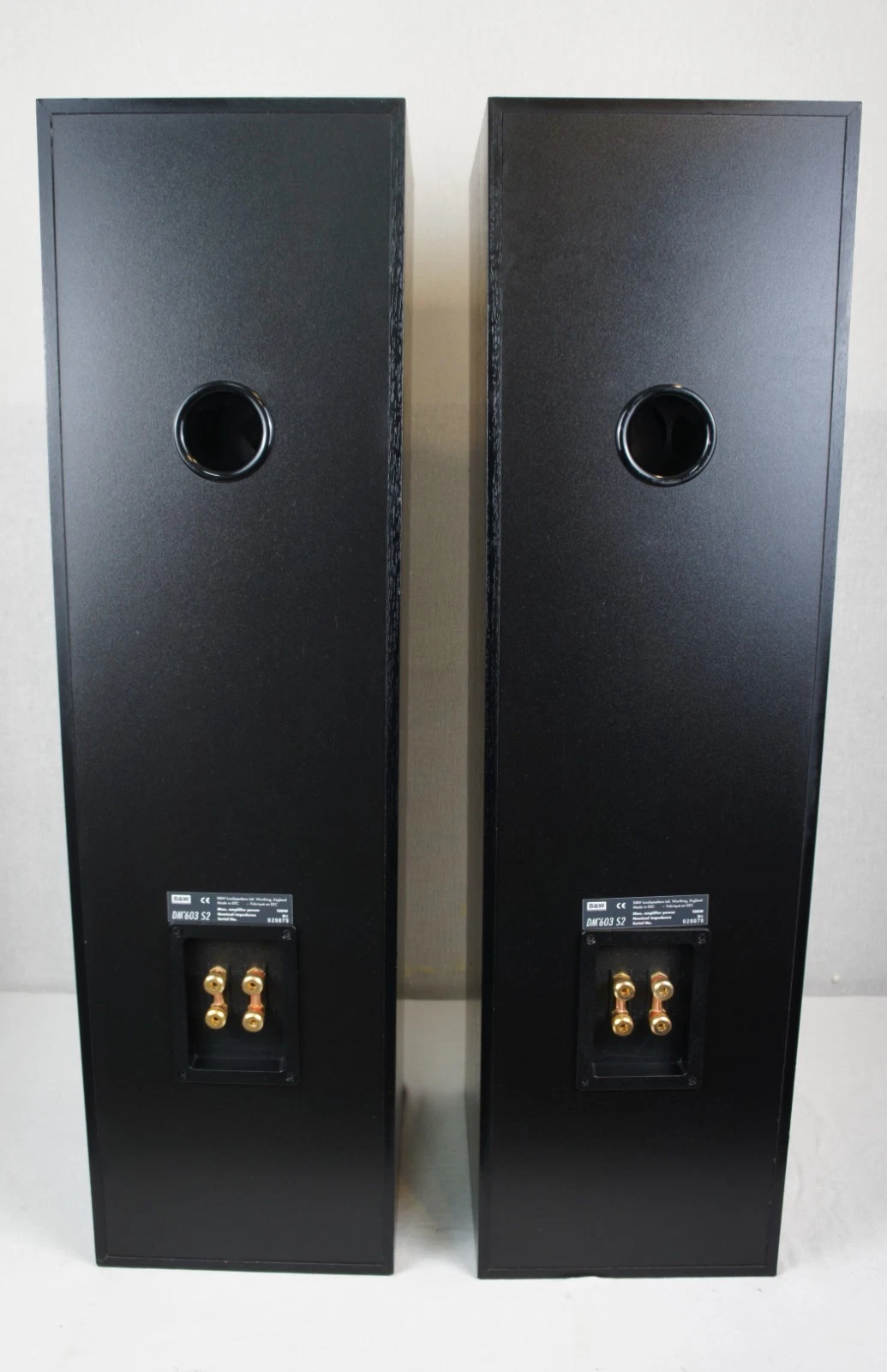 B&W - BOWERS AND WILKINS DM603 S2 FLOORSTANDING SPEAKERS