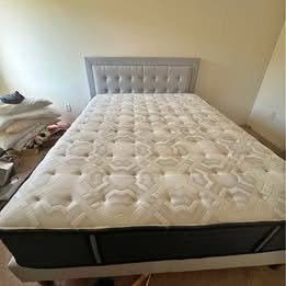 Brand new Full size mattress and box spring with free home delivery 🚚